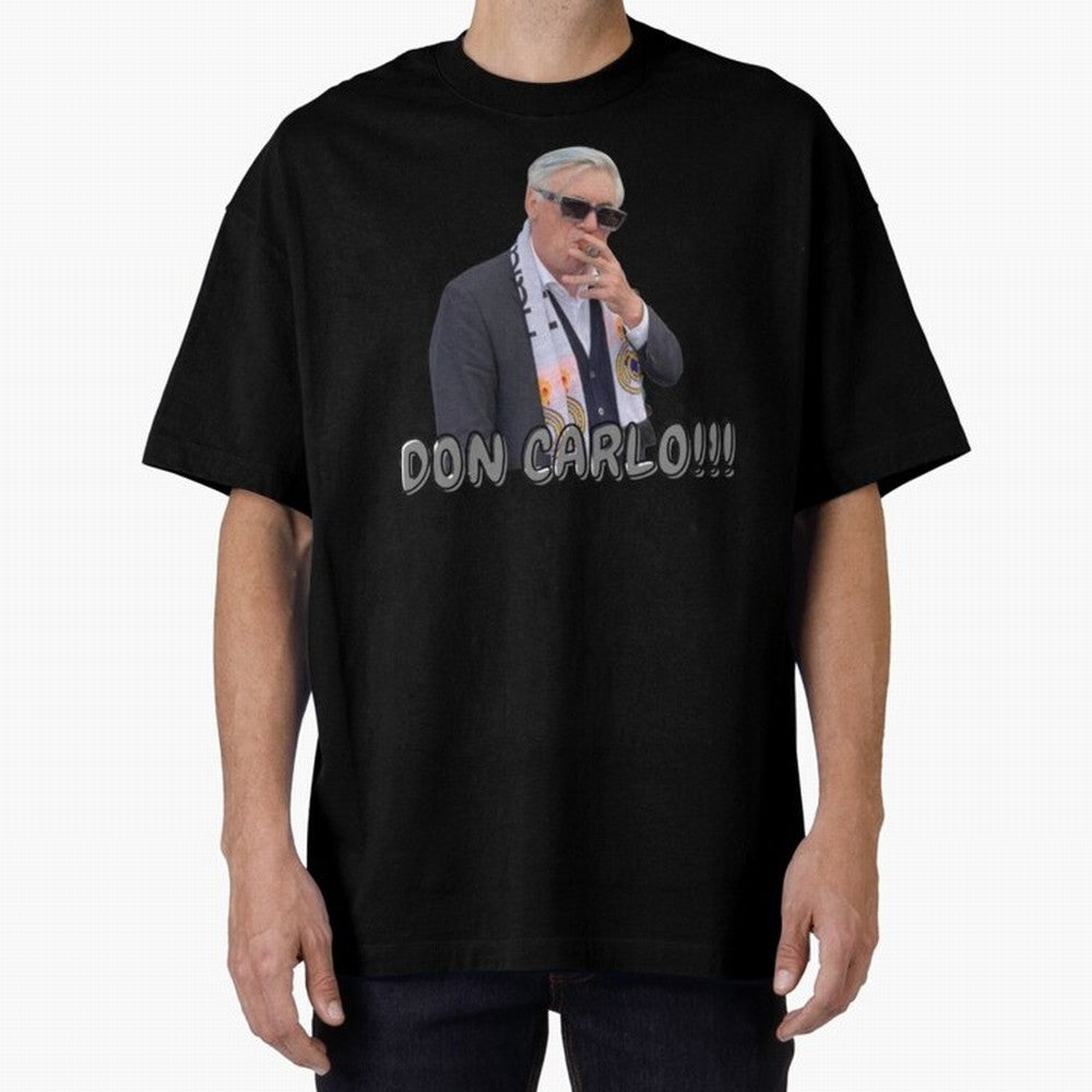 Don Carlo Ancelotti Oversized T-Shirt Create FIFA World Cup 2026 USA Canada Mexico Capturing Messi, Portugal Energy, Supporter Pride, Iconic Celebrations, Legendary Names and Global Match Day Energy; Built for Supporters Chasing Trophy Dreams,