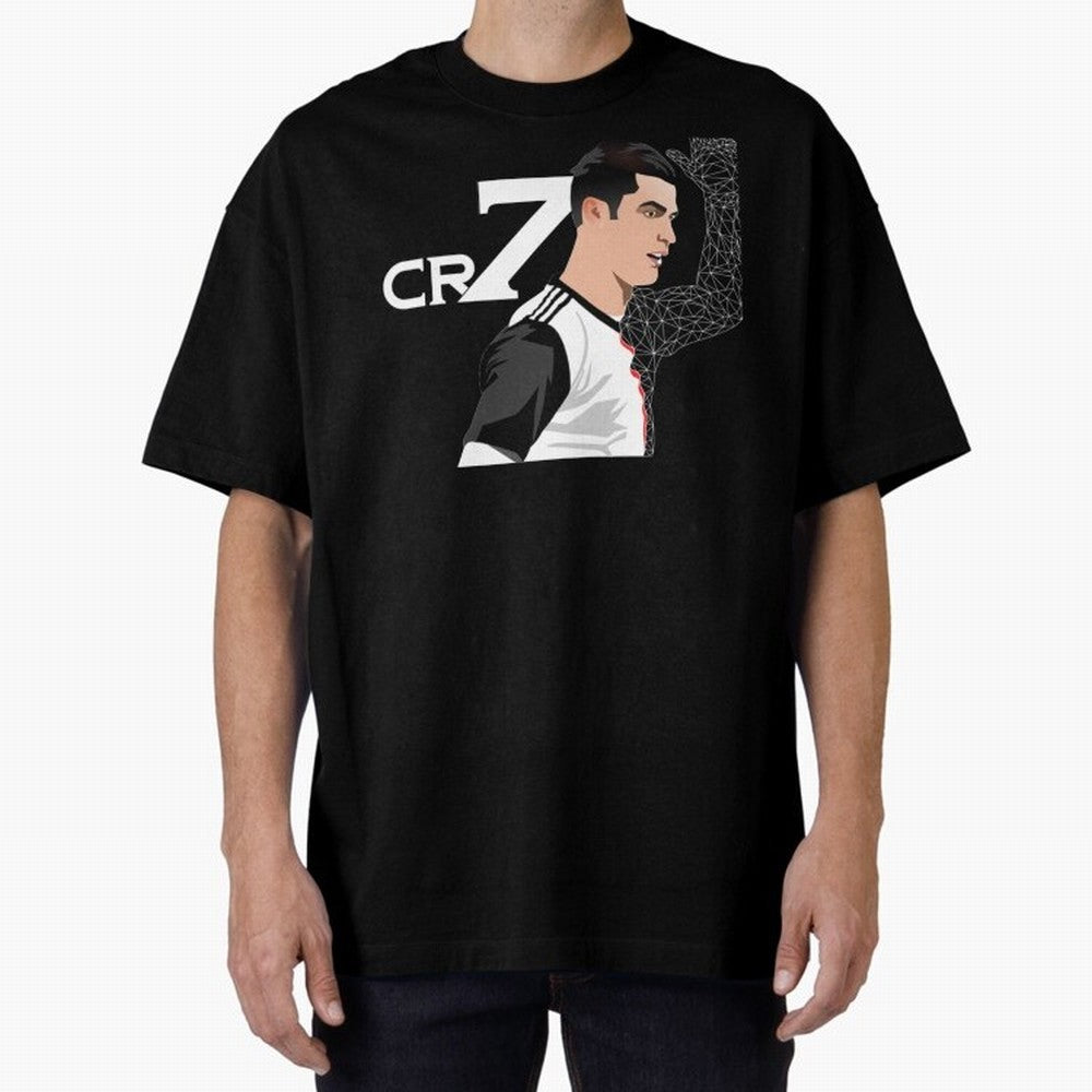 Cristiano Ronaldo 7 Cristiano Ronaldo Cristiano Oversized T-Shirt Bring a Champion Mindset to Global Football Passion for FIFA World Cup 2026 USA Canada Mexico, Inspired by CR7, England and Germany, Championship Spirit, Famous Goals, Roaring Crowds