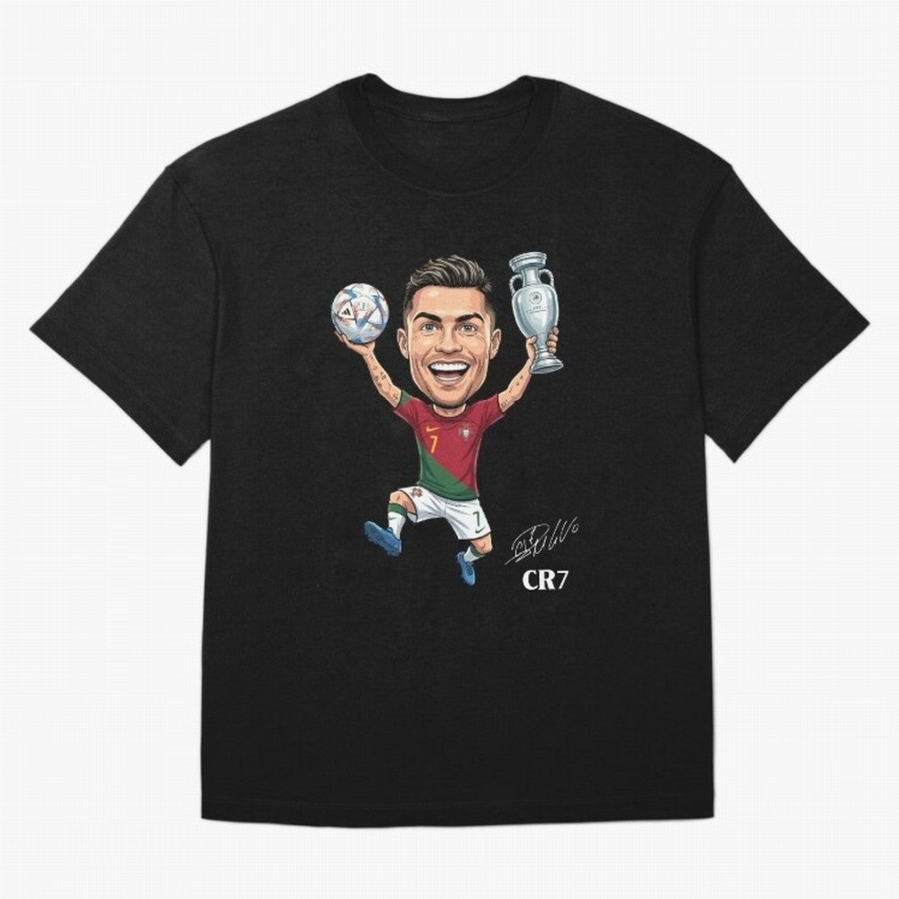 Cristiano Ronaldo Campion Oversized T-Shirt Bring a Vintage Feel to the FIFA World Cup 2026 Journey through Cristiano Ronaldo Highlights, England, France and Netherlands Pride, Tournament Hype, Historic Matchups, Family Viewing Parties and Global