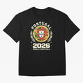 Portugal 2026 World Football Oversized T-Shirt Celebrate Fan Culture around Match Day Hype around FIFA World Cup 2026, Neymar, Argentina and Brazil, Worldwide Fan Energy, Dramatic Goals, Stadium Lights and Championship Celebrations; Great for
