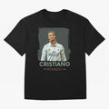Cristiano Ronaldo Best Seller Oversized T-Shirt Show Up for the Glory of FIFA World Cup 2026 Group Stage for Fans of Neymar, Haaland and Cristiano Ronaldo and Brazil, Portugal and Argentina, Bringing Stadium Memories, Football Loyalty,