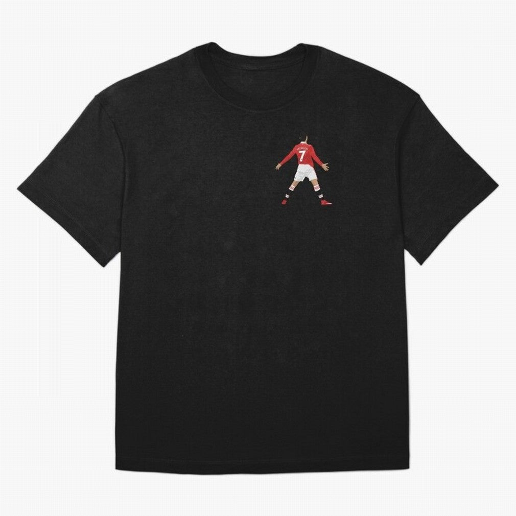 Ronaldo CR7 - Manchester Unided Oversized T-Shirt Enjoy FIFA World Cup 2026 Spirit, Celebrating Spain, CR7 and Messi, Soccer Culture, Superstar Moments, National Team Dreams and Competitive Fire; Perfect for People Who Love Argentina, Brazil,