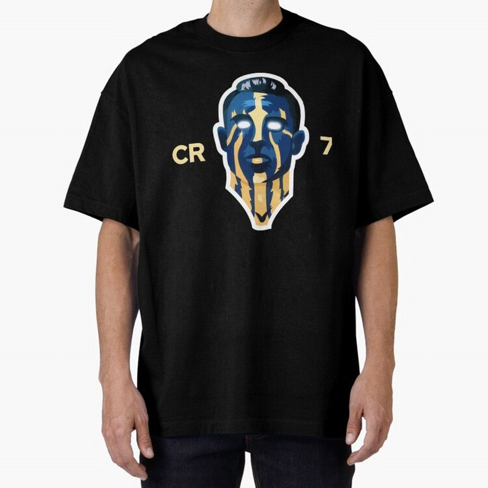 cristiano ronaldo cristiano ronaldo Oversized T-Shirt Celebrate Golden Goal Energy in FIFA World Cup 2026 Spirit, Celebrating Netherlands, CR7 and Messi, Football History, Final Match Energy, Crowd Noise and Once in a Lifetime Moments; Ideal for
