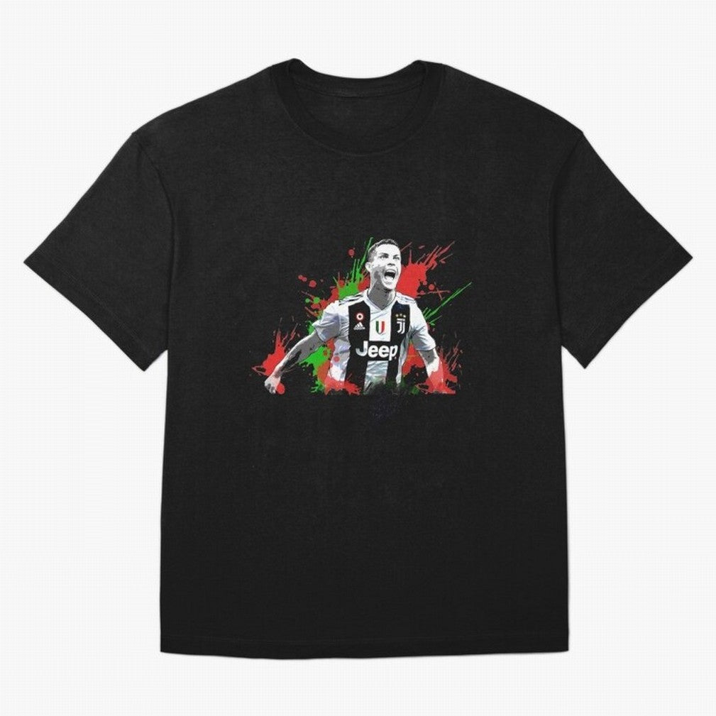 Cristiano Ronaldo Cristiano Ronaldo Oversized T-Shirt Share Global Football Passion for FIFA World Cup 2026 USA Canada Mexico, Driven by Messi, Neymar and Mbappe, Spain and Netherlands, Soccer Culture, Superstar Moments, National Team Dreams and