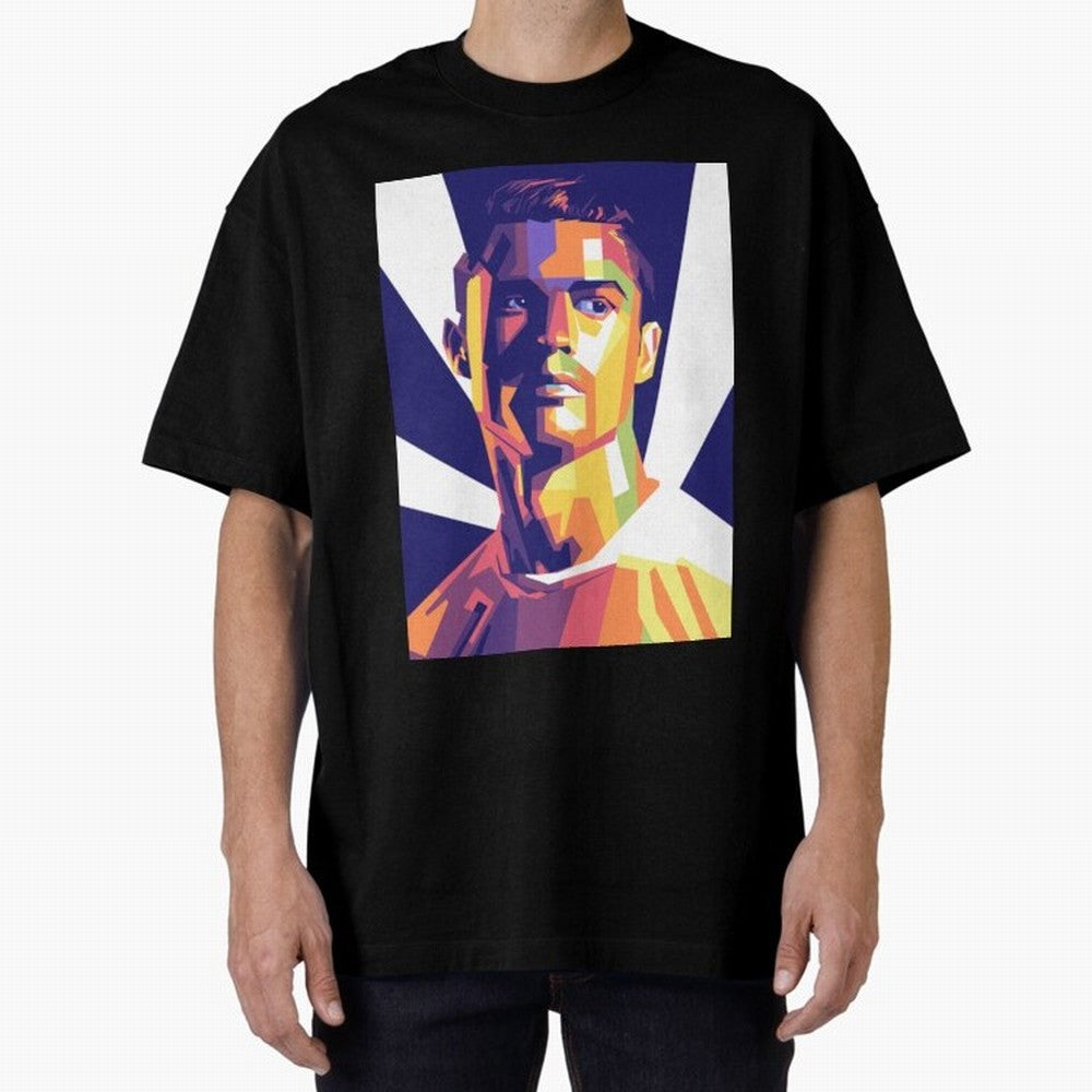 Cristiano Ronaldo cristiano ronaldo Oversized T-Shirt Support Your Favorite Stars during FIFA World Cup 2026 Spirit, Filled with Argentina, France and Brazil, Neymar, Haaland and Cristiano Ronaldo, Tournament Hype, Historic Matchups, Family Viewing