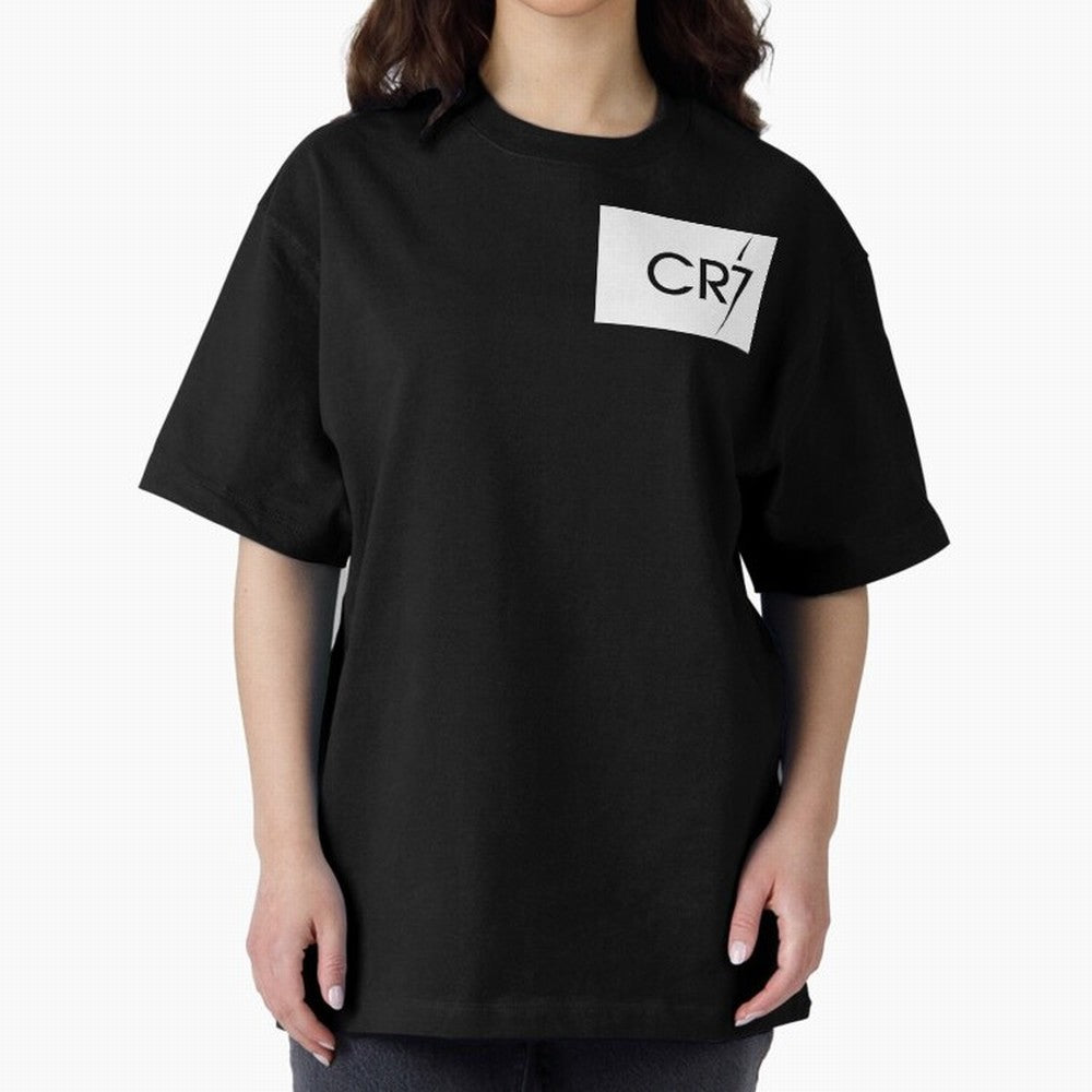 CR7 White Oversized T-Shirt Relive Global Football Passion for FIFA World Cup 2026 Group Stage, Highlighting Mbappe and Neymar, Brazil, Soccer Culture, Superstar Moments, National Team Dreams and Competitive Fire; Perfect for People Who Love