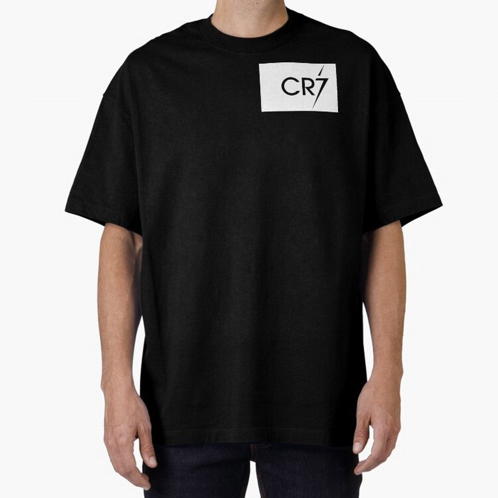 CR7 White Oversized T-Shirt Relive Global Football Passion for FIFA World Cup 2026 Group Stage, Highlighting Mbappe and Neymar, Brazil, Soccer Culture, Superstar Moments, National Team Dreams and Competitive Fire; Perfect for People Who Love