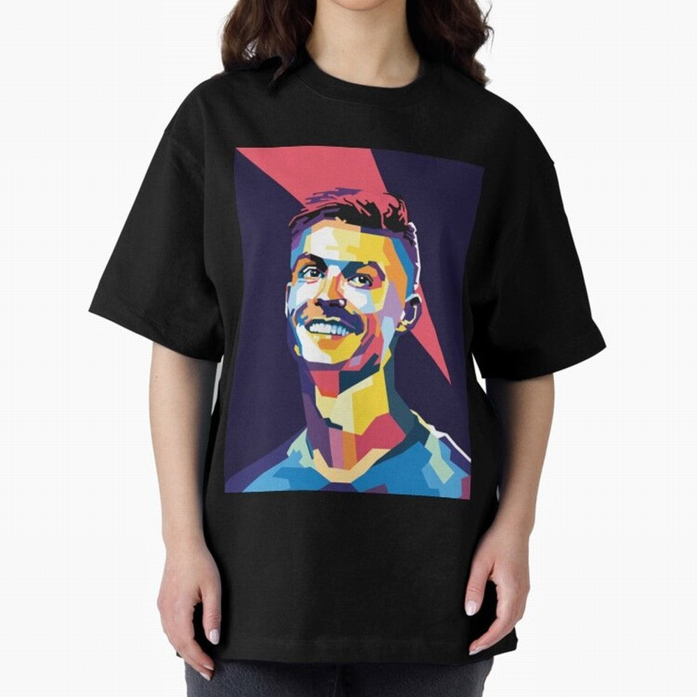 Cristiano Ronaldo Cristiano Ronaldo Oversized T-Shirt Upgrade Match Day Hype around FIFA World Cup 2026 USA Canada Mexico, CR7, Brazil, Portugal and Argentina, Worldwide Fan Energy, Dramatic Goals, Stadium Lights and Championship Celebrations;