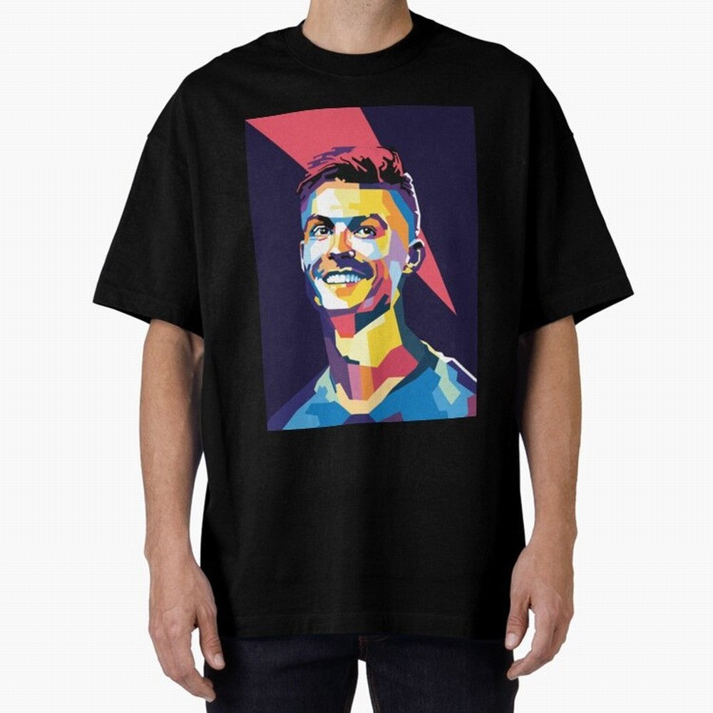 Cristiano Ronaldo Cristiano Ronaldo Oversized T-Shirt Upgrade Match Day Hype around FIFA World Cup 2026 USA Canada Mexico, CR7, Brazil, Portugal and Argentina, Worldwide Fan Energy, Dramatic Goals, Stadium Lights and Championship Celebrations;