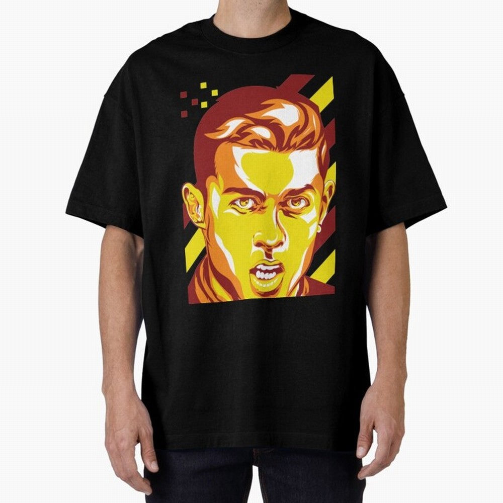 Cristiano Ronaldo Cristiano Ronaldo Oversized T-Shirt Represent the Passion of FIFA World Cup 2026 USA Canada Mexico for Fans of Cristiano Ronaldo, Haaland and CR7 and Netherlands, Bringing Soccer Culture, Superstar Moments, National Team Dreams
