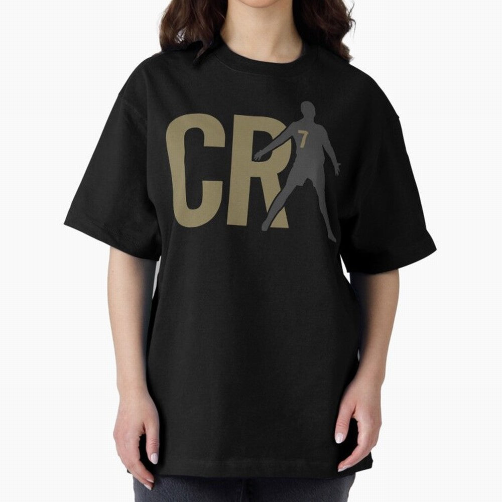 CR7 - Cristiano Ronaldo Oversized T-Shirt Enjoy the Biggest Football Party of the FIFA World Cup 2026 USA Canada Mexico Journey through Cristiano Ronaldo, Haaland and CR7 Highlights, Portugal, Spain and Germany Pride, Fan Favorite Moments, National