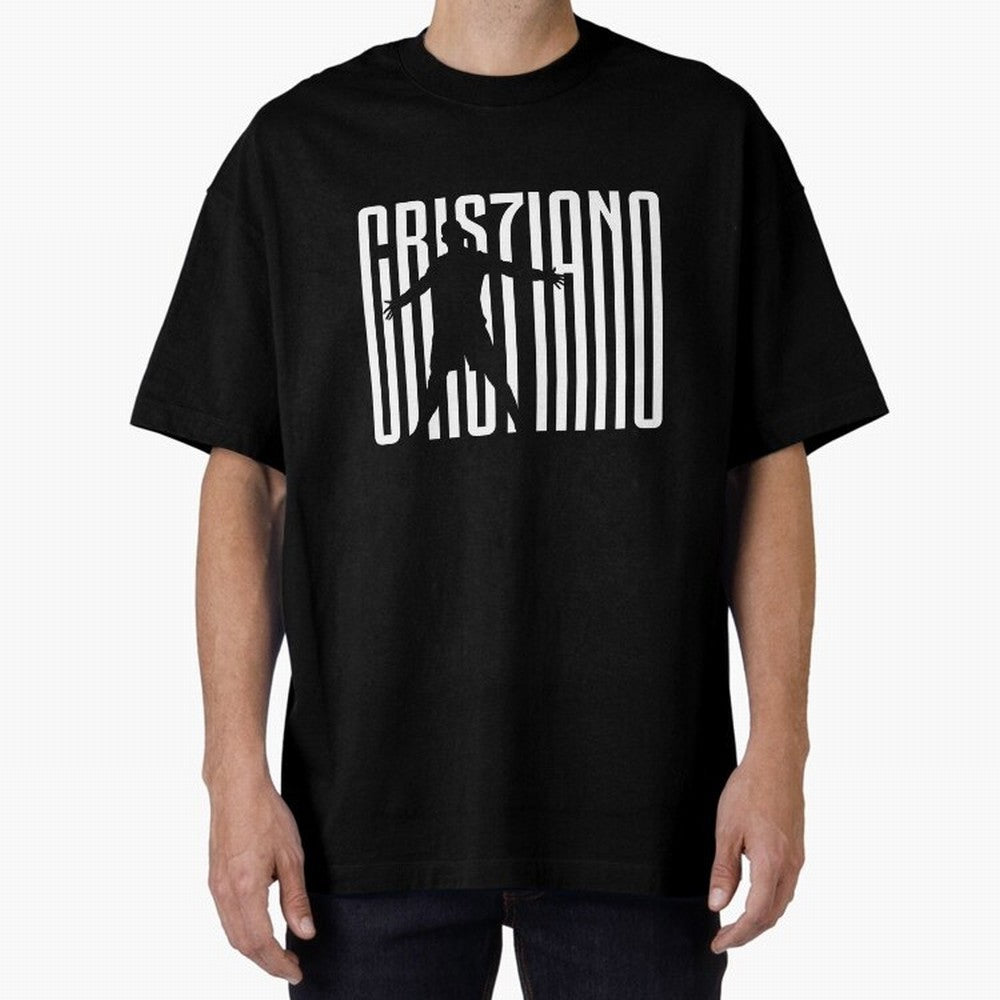 Cristiano Ronaldo Oversized T-Shirt Support the FIFA World Cup 2026 Journey through Haaland Highlights, Argentina, France and Brazil Pride, Championship Spirit, Famous Goals, Roaring Crowds and International Football Unity; Great for Watch Parties,