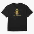 Al-Nassr Football Club - Oversized T-Shirt Share the FIFA World Cup 2026 Journey through Mbappe Highlights, Portugal Pride, Tournament Hype, Historic Matchups, Family Viewing Parties and Global Sports Pride; Ideal for Fans Who Follow Messi,