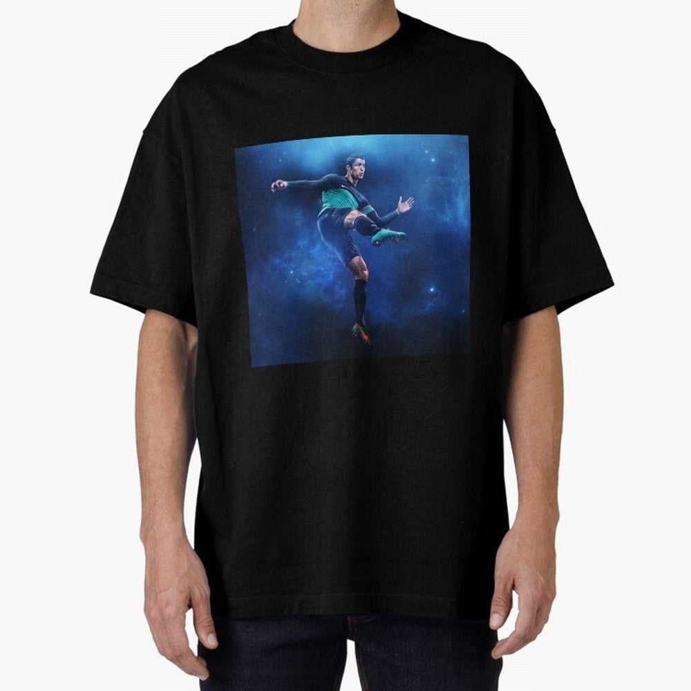 cristiano ronaldo #005 Oversized T-Shirt Follow Every Goal of Match Day Hype around FIFA World Cup 2026, Cristiano Ronaldo, Haaland and CR7, Germany, Game Day Rituals, Football Legends, Country Pride and the Road to the Final; Created for Match Day