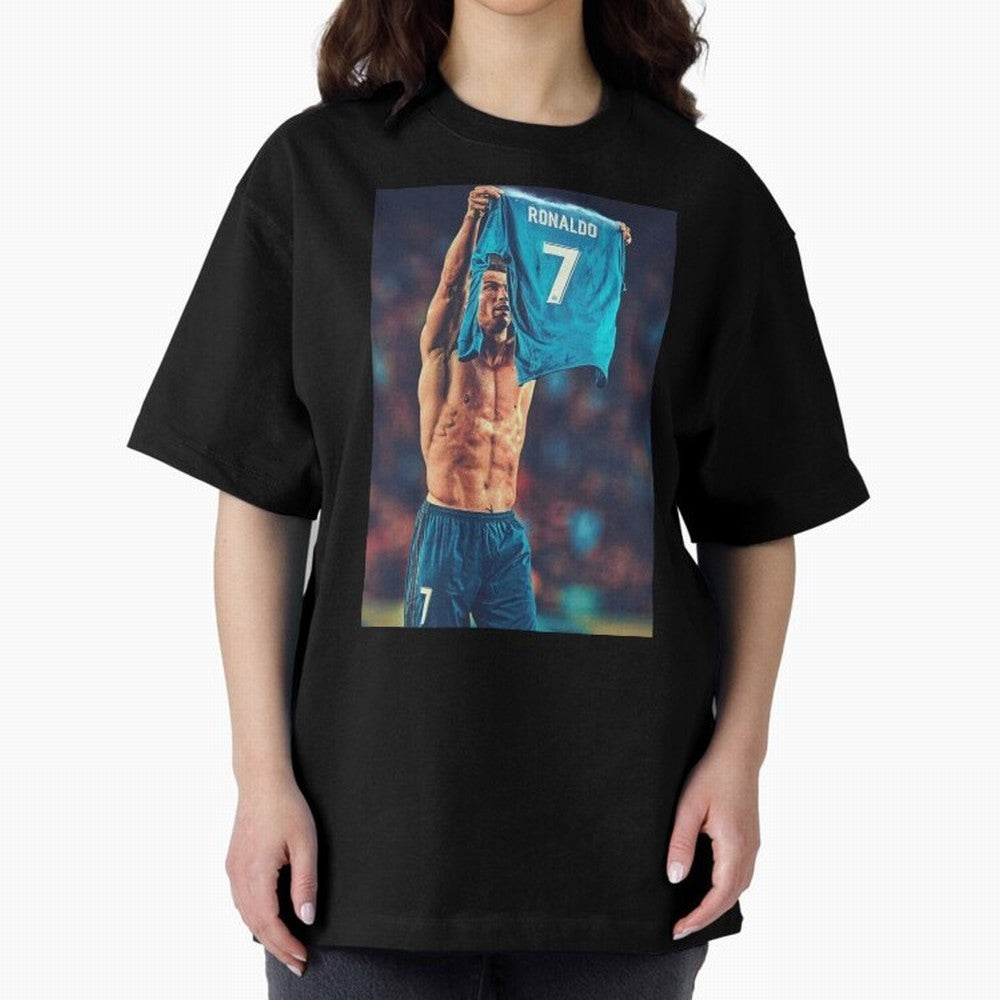 Cristiano Ronaldo Siu Goat,Ronaldo Gifts, Ronaldo Best Selling , Ronaldo Top Items Oversized T-Shirt Bring Legendary Rivalry Energy to the FIFA World Cup 2026 Group Stage Journey through Cristiano Ronaldo, Haaland and CR7 Highlights, Brazil Pride,
