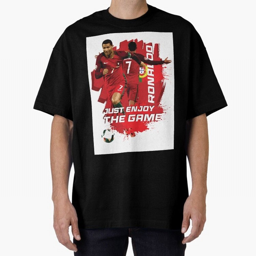 Cristiano Ronaldo Oversized T-Shirt Bring Champion Energy into the FIFA World Cup 2026 Journey through Haaland Highlights, Argentina Pride, Football Festival Excitement, Trophy Ambitions, Country Rivalries and Star Player Buzz; Made for Die Hard