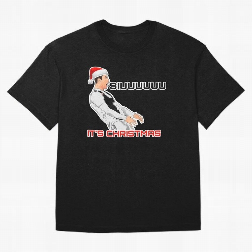 Siuuuuuu CR7 Christmas funny Oversized T-Shirt Live for the Drama of FIFA World Cup 2026 USA Canada Mexico Spirit, with Brazil, Portugal and Argentina, Neymar, Haaland and Cristiano Ronaldo, Stadium Memories, Football Loyalty, International Chants
