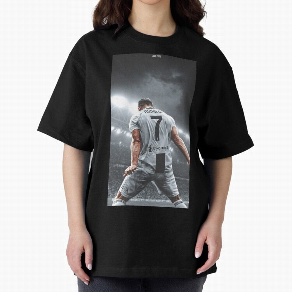 Cristiano Ronaldo Fantastic Oversized T-Shirt Join the Countdown to the FIFA World Cup 2026 USA Canada Mexico Journey through Cristiano Ronaldo Highlights, England Pride, Vintage Soccer Flavor, Modern Football Stars, National Flags and Final Night