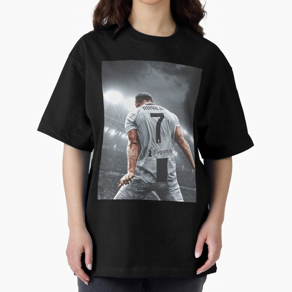 Glorious Oversized T-Shirt Live the Energy of FIFA World Cup 2026 Group Stage Built around Mbappe and Neymar, France and Portugal Energy, Match Day Excitement, Supporter Culture, Golden Goals and Global Football Passion; Ideal for Football Dads,