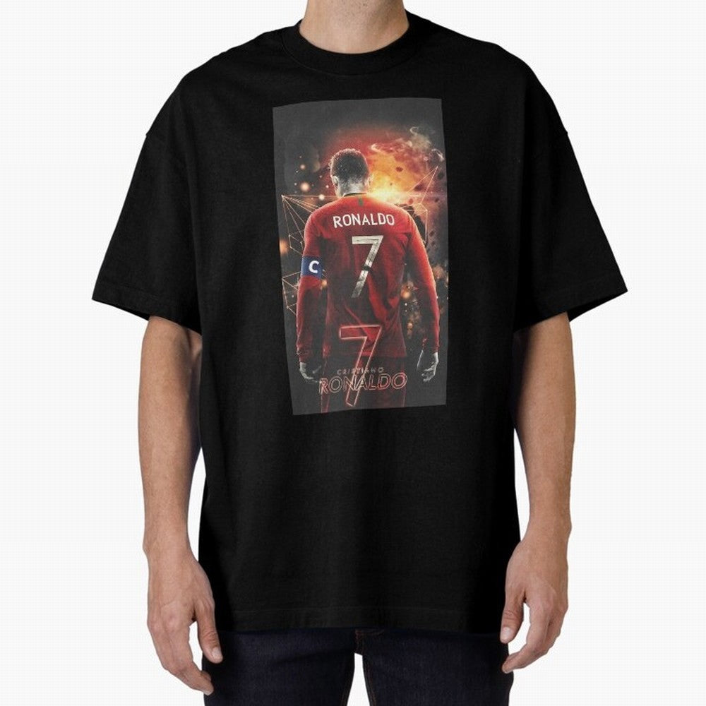 At Back Oversized T-Shirt Follow Every Goal of FIFA World Cup 2026 Group Stage for Fans of Haaland and Mbappe and Brazil, Portugal and Argentina, Bringing Goal Celebration Energy, Supporter Heritage, Football Icons and Worldwide Tournament Joy;