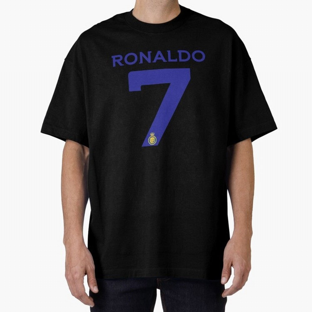Ronaldo 7 Al-Nassr Football Club - Oversized T-Shirt Show Fan Pride Across FIFA World Cup 2026 Group Stage for Fans of Cristiano Ronaldo, Haaland and CR7 and Germany, Bringing Stadium Chants, National Pride, Trophy Dreams and Unforgettable Football