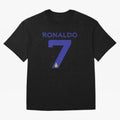 Ronaldo 7 Al-Nassr Football Club - Oversized T-Shirt Feel the Heartbeat of FIFA World Cup 2026 Capturing Messi, Neymar and Mbappe, Germany Energy, Classic Soccer Heritage, Championship Pressure, Fan Loyalty and International Pride; Ideal for Fans