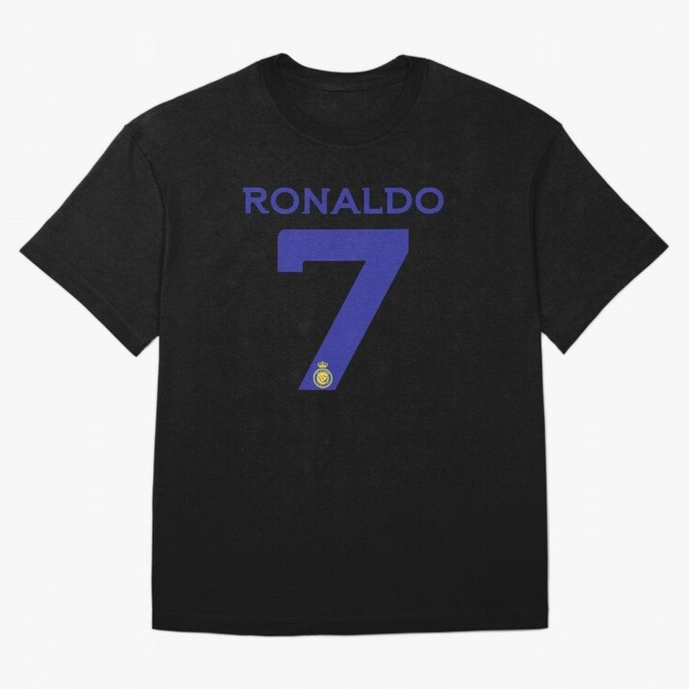 Ronaldo 7 Al-Nassr Football Club - Oversized T-Shirt Feel the Heartbeat of FIFA World Cup 2026 Capturing Messi, Neymar and Mbappe, Germany Energy, Classic Soccer Heritage, Championship Pressure, Fan Loyalty and International Pride; Ideal for Fans