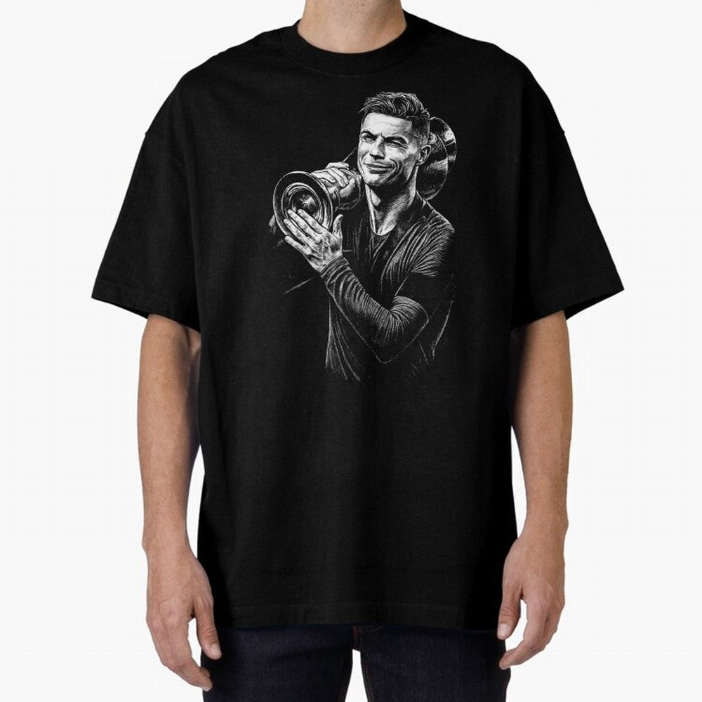 Cristiano Ronaldo Nations League Cup Oversized T-Shirt Make Game Day About FIFA World Cup 2026 Group Stage Spirit, Filled with Spain and Netherlands, Neymar, Haaland and Cristiano Ronaldo, Stadium Memories, Football Loyalty, International Chants