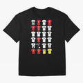 Cristiano Ronaldo Football Oversized T-Shirt Bring Trophy Dreams to Global Football Passion for FIFA World Cup 2026 Group Stage, Connected to Cristiano Ronaldo, Haaland and CR7, England, France and Netherlands, Stadium Memories, Football Loyalty,