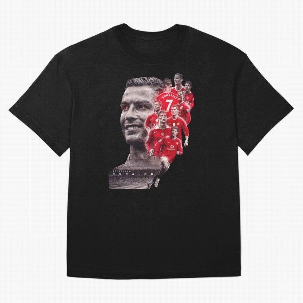 ronaldo Oversized T-Shirt Stand Proud for FIFA World Cup 2026 USA Canada Mexico Filled with Haaland and Mbappe, England, France and Netherlands Energy, Global Supporter Spirit, Legendary Goals, National Colors and Tournament Celebration; Made for