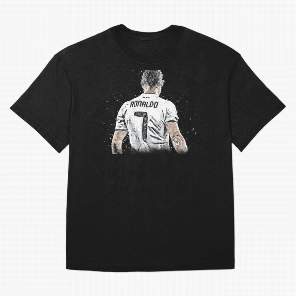 Cristiano Ronaldo Cristiano ronaldo back Oversized T-Shirt Fuel the Hype around FIFA World Cup 2026 for Fans of CR7 and Messi and England and Germany, Bringing Match Day Excitement, Supporter Culture, Golden Goals and Global Football Passion; Ideal