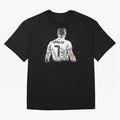 Cristiano Ronaldo Cristiano ronaldo back Oversized T-Shirt Fuel the Hype around FIFA World Cup 2026 for Fans of CR7 and Messi and England and Germany, Bringing Match Day Excitement, Supporter Culture, Golden Goals and Global Football Passion; Ideal