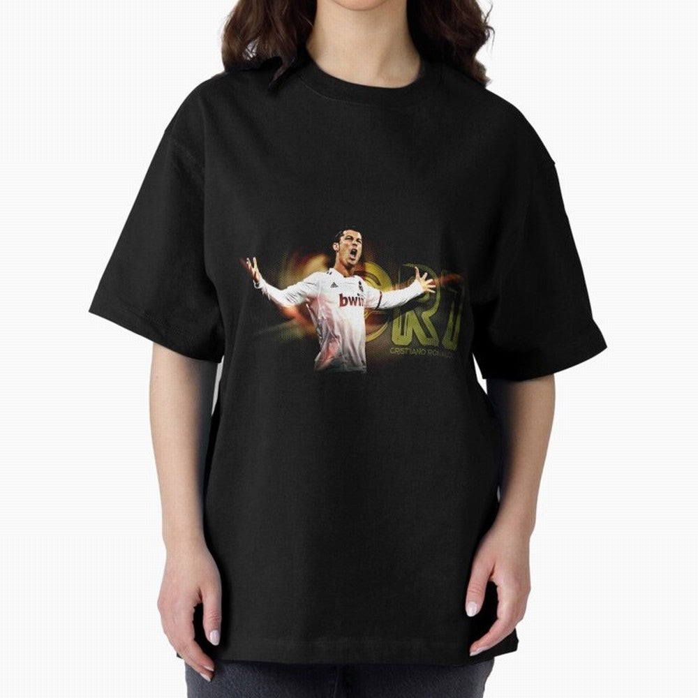 cristiano ronaldo 887 Oversized T-Shirt Relive the Noise and Pride of FIFA World Cup 2026 USA Canada Mexico Capturing Messi, Neymar and Mbappe, Portugal, Spain and Germany Energy, Match Day Excitement, Supporter Culture, Golden Goals and Global