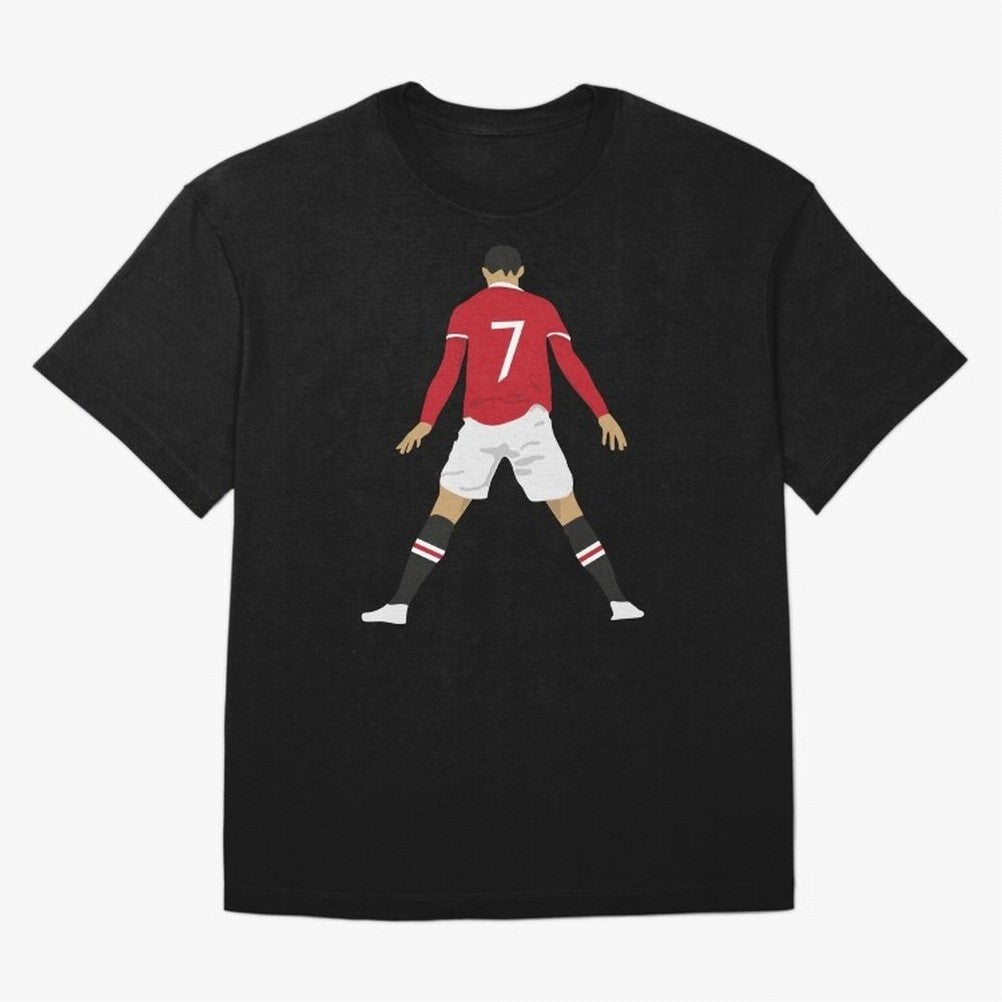CR7 Man U SIIIIIUUUUUUU (Celebration) Oversized T-Shirt Follow Every Goal of FIFA World Cup 2026 USA Canada Mexico Spirit, Centered on Germany, Neymar, Fan Favorite Moments, National Team Passion, Big Match Drama and Soccer History; Great for Watch