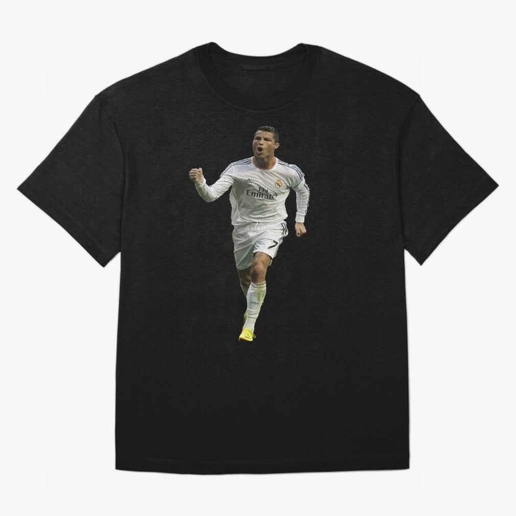 Cristiano Cool Sticker Oversized T-Shirt Make Memories around Global Football Passion for FIFA World Cup 2026, with CR7, France and Portugal, Classic Soccer Heritage, Championship Pressure, Fan Loyalty and International Pride; Great for Supporters