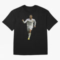 Cristiano Cool Sticker Oversized T-Shirt Make Memories around Global Football Passion for FIFA World Cup 2026, with CR7, France and Portugal, Classic Soccer Heritage, Championship Pressure, Fan Loyalty and International Pride; Great for Supporters