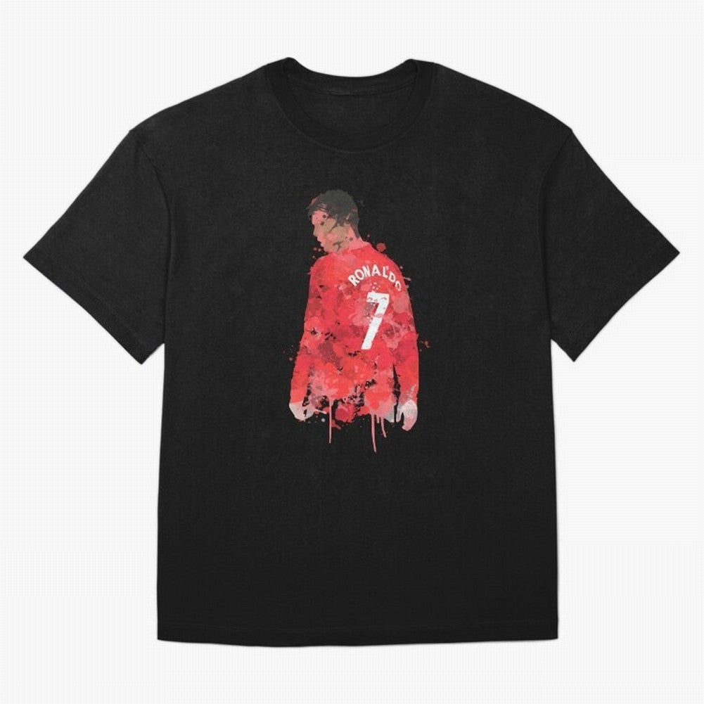Cristiano Ronaldo - Manchester United Legend Art Oversized T-Shirt Keep the Legacy of FIFA World Cup 2026 Group Stage Spirit, Centered on Portugal, Cristiano Ronaldo, Haaland and CR7, Fan Favorite Moments, National Team Passion, Big Match Drama and