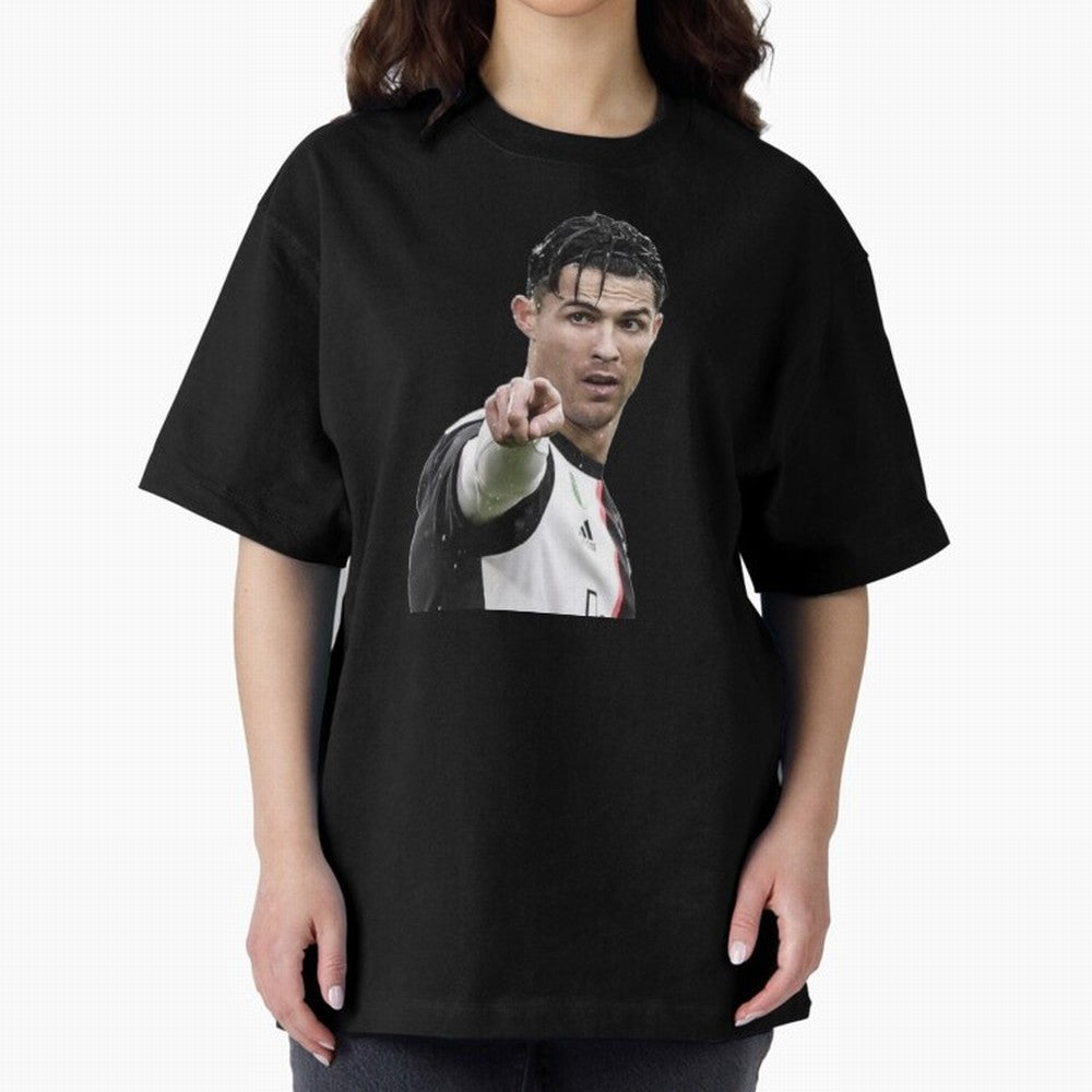 cristiano ronaldo Oversized T-Shirt Bring Trophy Dreams to Match Day Hype around FIFA World Cup 2026, Haaland, Argentina, Supporter Pride, Iconic Celebrations, Legendary Names and Global Match Day Energy; Great for Supporters Who Love Legendary