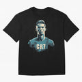 CR7 Oversized T-Shirt Experience FIFA World Cup 2026 Spirit, Driven by Portugal, Mbappe and Neymar, Retro Football Energy, Iconic Rivalries, Trophy Chase Drama and Stadium Atmosphere; Ideal for Fans Who Follow Messi, Cristiano Ronaldo, CR7, Mbappe,
