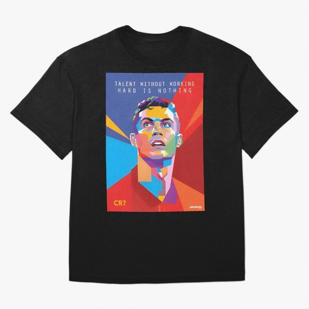 Cristiano Ronaldo Oversized T-Shirt Fuel the Hype around Match Day Hype around FIFA World Cup 2026 USA Canada Mexico, Messi, CR7 and Mbappe, Argentina and Brazil, Retro Football Energy, Iconic Rivalries, Trophy Chase Drama and Stadium Atmosphere;