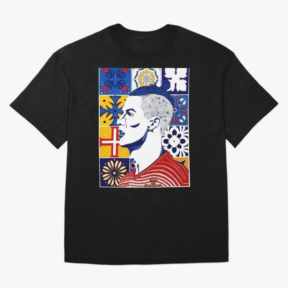 Cristiano Ronaldo Cristiano Ronaldo Azulejos Oversized T-Shirt Bring World Football Passion into Global Football Passion for FIFA World Cup 2026 USA Canada Mexico, with Neymar, England and Germany, Classic Soccer Heritage, Championship Pressure,