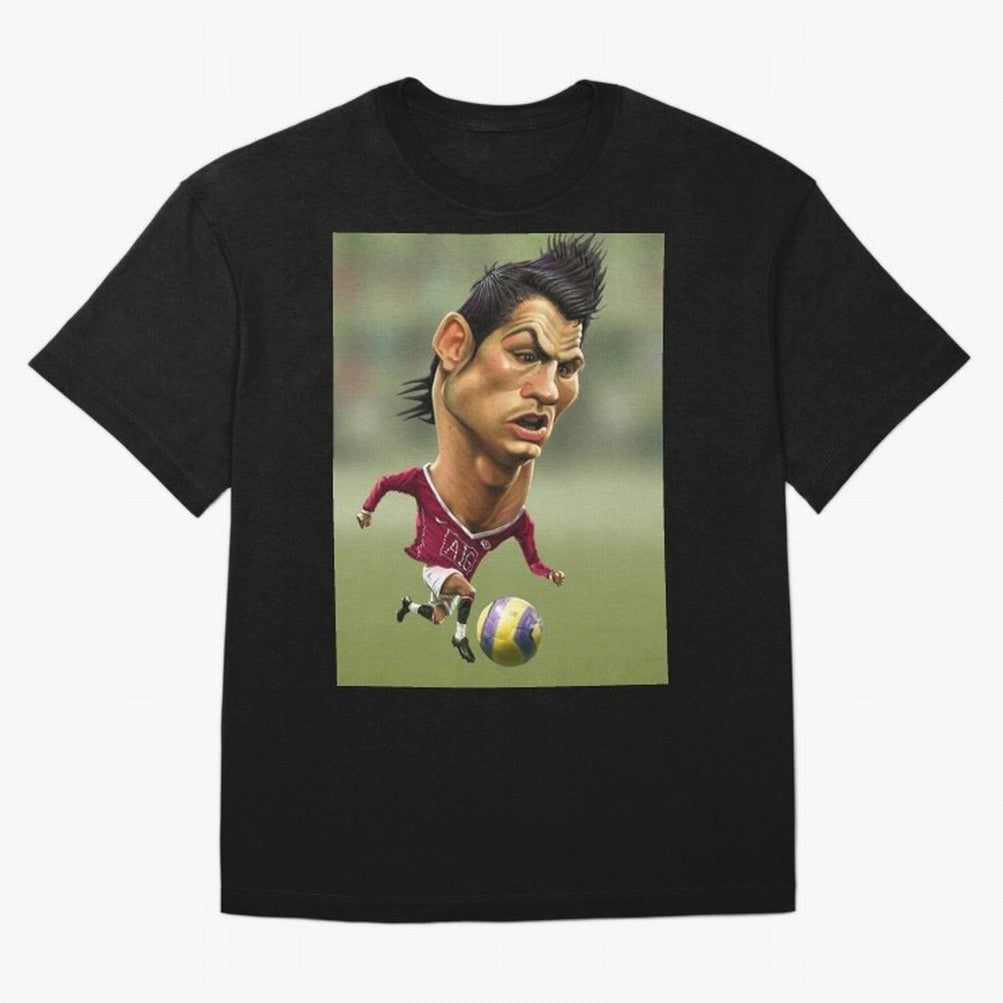 CR7 Cristiano Oversized T-Shirt Celebrate Unforgettable Nights in Global Football Passion for FIFA World Cup 2026 USA Canada Mexico, Centered on Messi and Cristiano Ronaldo, Argentina, Vintage Soccer Flavor, Modern Football Stars, National Flags