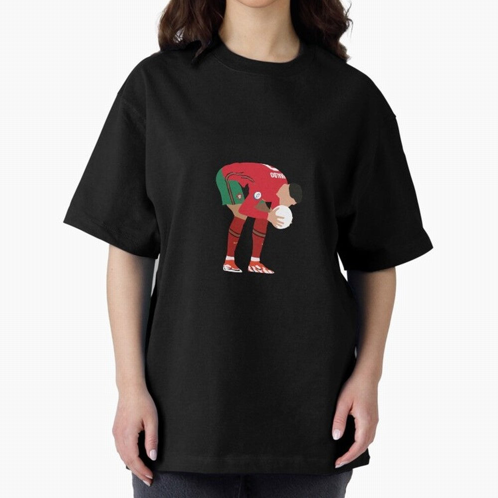 cristiano ronaldo ball kiss Oversized T-Shirt Relive Global Football Passion for FIFA World Cup 2026, with CR7, Germany, Sports Nostalgia, International Competition, Famous Players and Unforgettable Victories; Made for Die Hard Supporters, Soccer