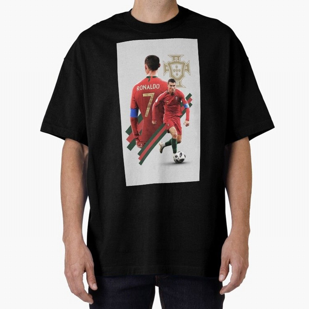 cr qatar Oversized T-Shirt Feel the Heartbeat of Match Day Hype around FIFA World Cup 2026, Haaland, Netherlands, Football History, Final Match Energy, Crowd Noise and Once in a Lifetime Moments; Created for Match Day Parties, Soccer Gifts, Fan