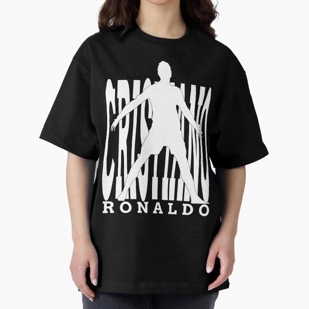 Cristiano Ronaldo - The Legend! Oversized T-Shirt Enjoy the Biggest Football Party of FIFA World Cup 2026 Connected to Messi and Cristiano Ronaldo, Spain and Netherlands Energy, Champion Mindset, Group Stage Buzz, Knockout Tension and Passionate