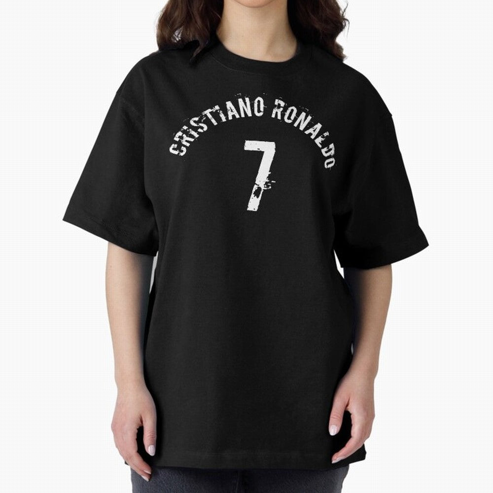 Cristiano Ronaldo 7 Oversized T-Shirt Embrace Global Football Passion for FIFA World Cup 2026 Group Stage, Inspired by Cristiano Ronaldo, Argentina, France and Brazil, Game Day Rituals, Football Legends, Country Pride and the Road to the Final;