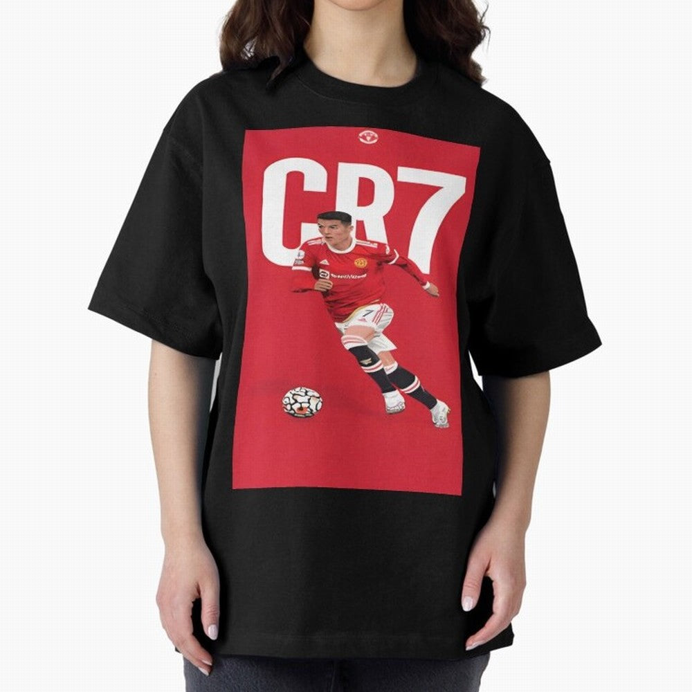 Cr7 Oversized T-Shirt Make Your Look Match Global Football Passion for FIFA World Cup 2026 Group Stage, Built around Messi, England, France and Netherlands, Soccer Culture, Superstar Moments, National Team Dreams and Competitive Fire; Ideal for