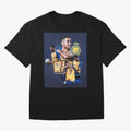 Art Cristiano Ronaldo Wallpaper Oversized T-Shirt Share the Excitement of Global Football Passion for FIFA World Cup 2026, Celebrating Neymar, Spain, Vintage Soccer Flavor, Modern Football Stars, National Flags and Final Night Emotion; Ideal for