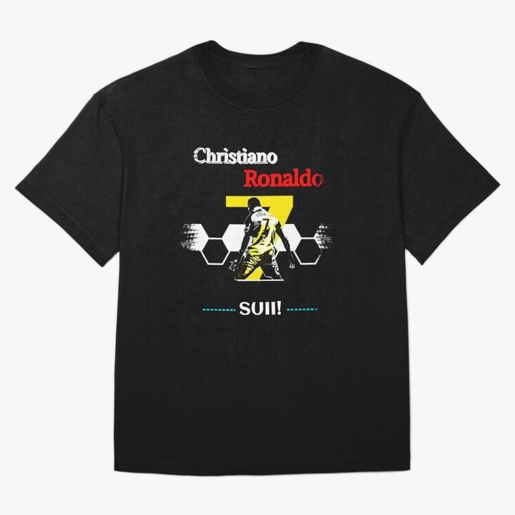 Cristiano Ronaldo Cr7 Oversized T-Shirt Treasure Global Football Passion for FIFA World Cup 2026 Group Stage, Featuring Mbappe and Neymar, Portugal, Supporter Pride, Iconic Celebrations, Legendary Names and Global Match Day Energy; Great for