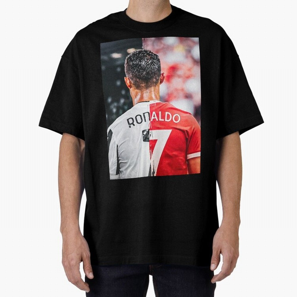 Cristiano Ronaldo , Manchester Star , Football Poster 2122 Star Oversized T-Shirt Experience the Global Stage of FIFA World Cup 2026 USA Canada Mexico Spirit, Built around Spain, Neymar, Haaland and Cristiano Ronaldo, Global Supporter Spirit,